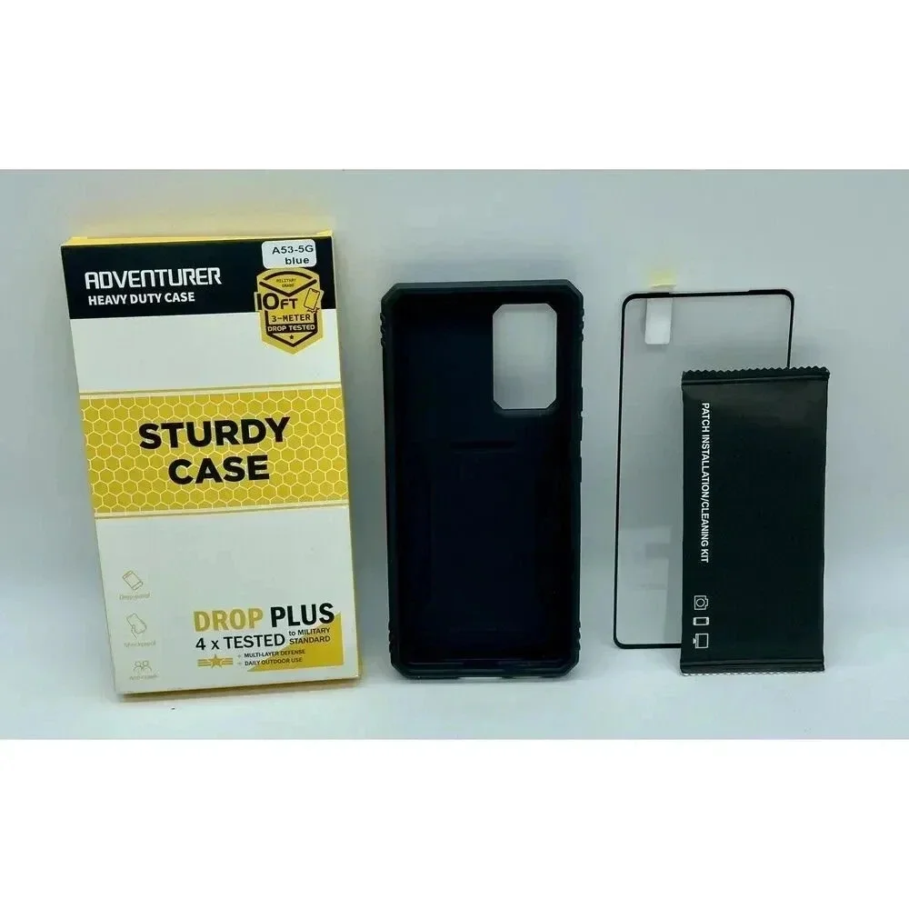 Rugged Ring Kickstand Case for Samsung A53 5G Screen‎ Protector Camera Cover